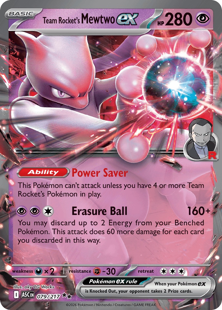 Team Rocket's Mewtwo ex