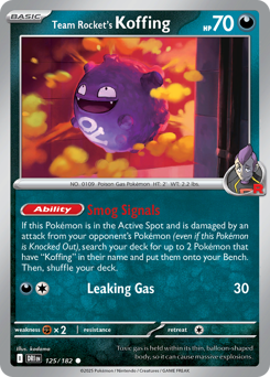 Team Rocket's Koffing